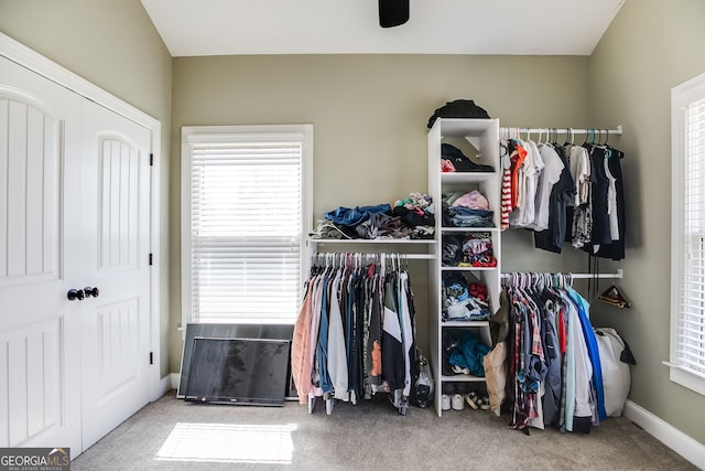 view of closet