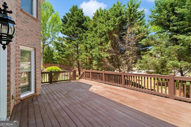 view of deck