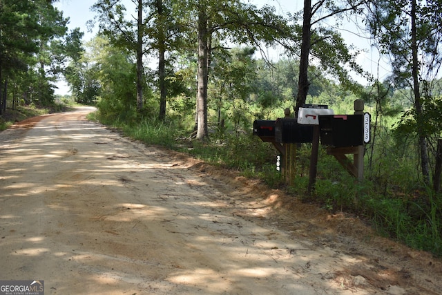 view of road