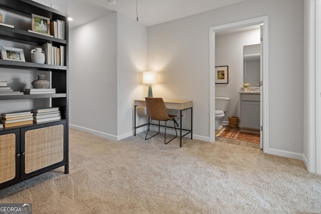 227 Ivey Ter Unit 36, Temple, GA 30179 - carpeted home office featuring baseboards