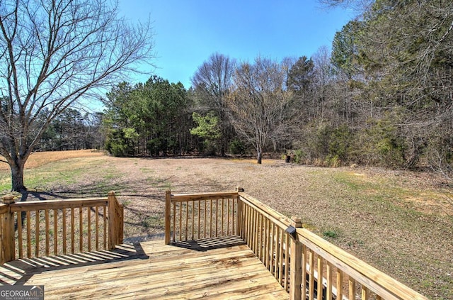 view of deck