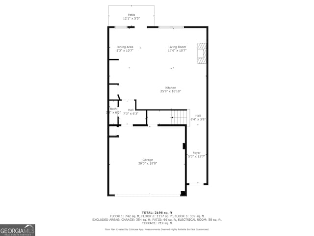 2712 Stargazer Ter, Smyrna, GA 30080 - view of room layout