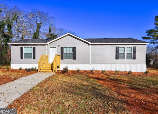 view of manufactured / mobile home