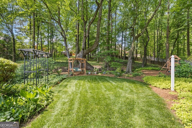 view of yard