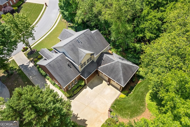 drone / aerial view