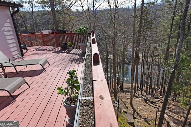 106 Opaque Way, Ellijay, GA 30540 - deck featuring a wooded view