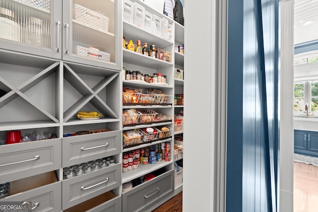 view of pantry