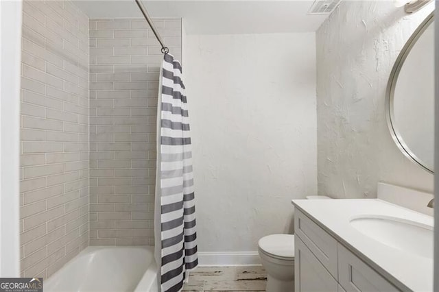 10 Colony Ridge Dr, Alpharetta, GA 30022 - full bath featuring vanity and shower / tub combo with curtain