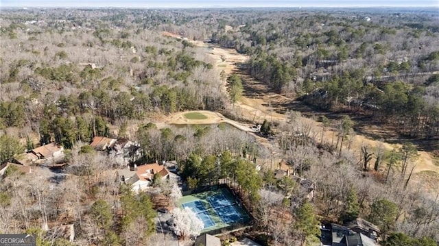 10 Colony Ridge Dr, Alpharetta, GA 30022 - aerial view of property's location featuring a heavily wooded area