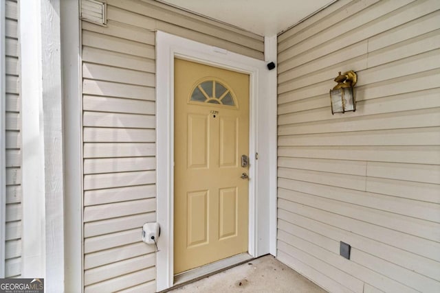 view of entrance to property