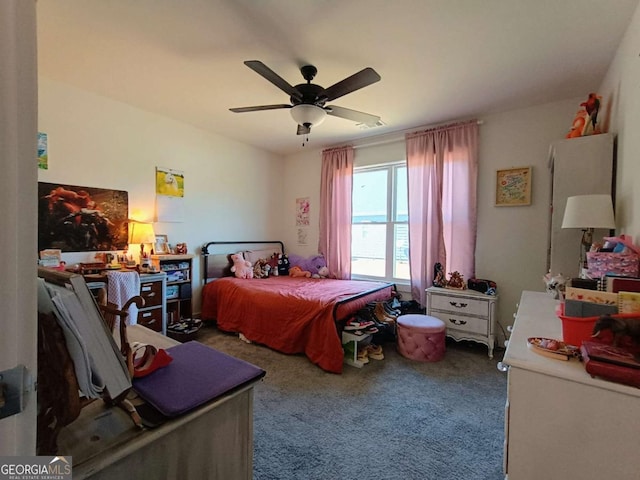336 White Oak Way, Monroe, GA 30655 - bedroom featuring carpet floors and a ceiling fan