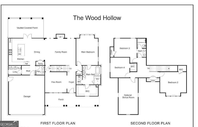 336 White Oak Way, Monroe, GA 30655 - view of floor plan / room layout