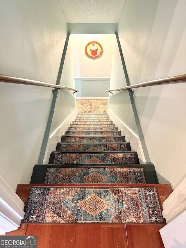 view of stairway