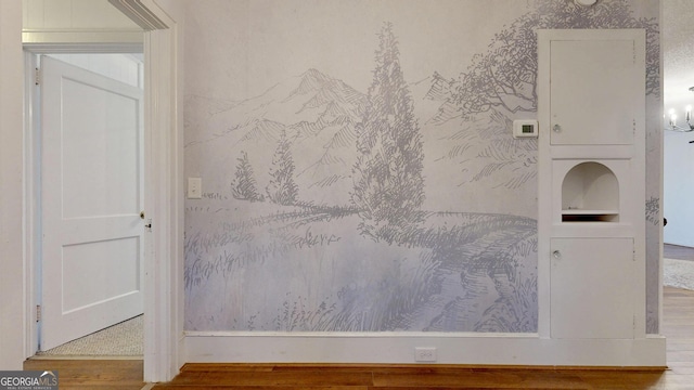 interior details featuring wood finished floors