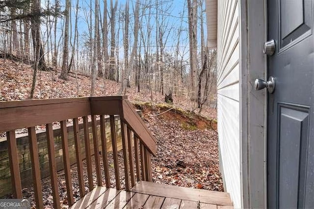 6540 Old Still Trl, Gainesville, GA 30506 - view of wooden deck