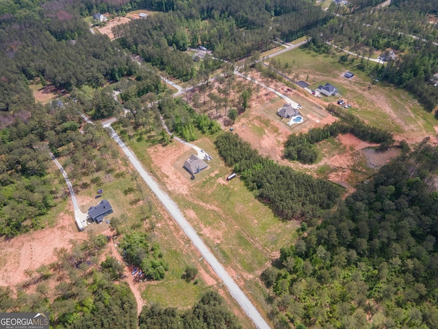 296 Beavers Rd, Grantville, GA 30220 - aerial overview of property's location featuring a forest
