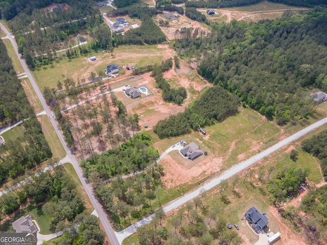 296 Beavers Rd, Grantville, GA 30220 - aerial view of property's location with a forest