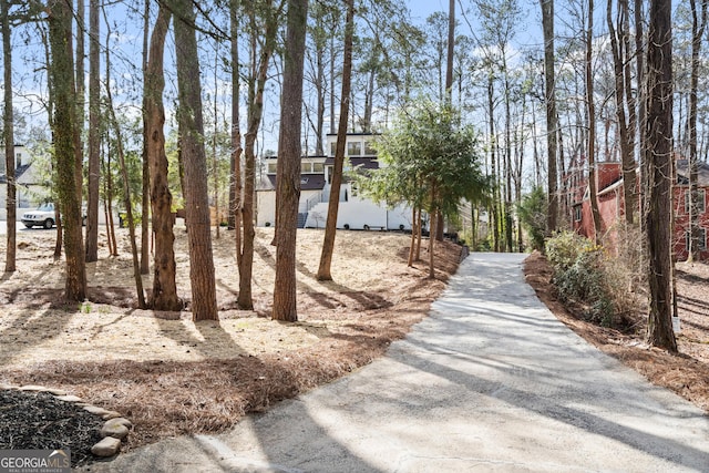 exterior space with driveway