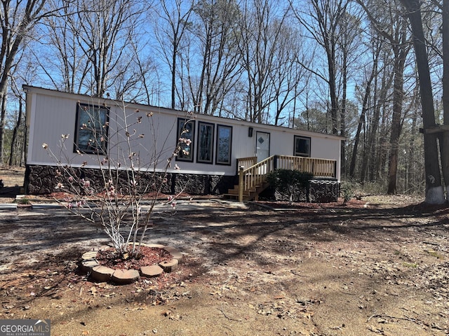 view of manufactured / mobile home