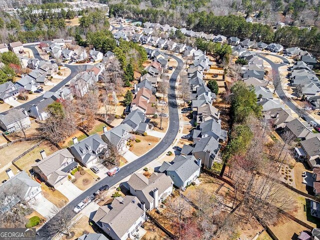 drone / aerial view featuring a residential view