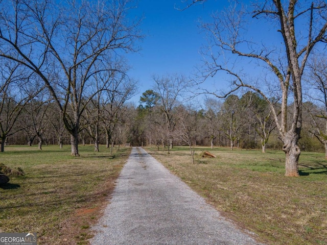 view of road