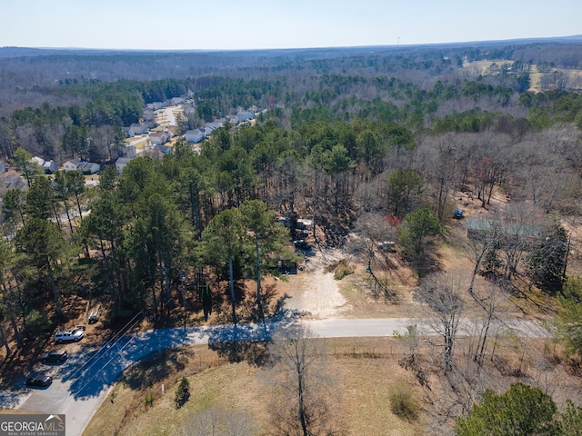 3150 Old Van Wert Rd, Villa Rica, GA 30180 - birds eye view of property featuring a view of trees