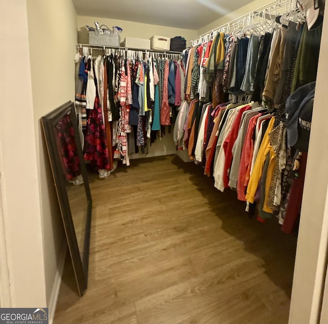 1537 David Lee St, Acworth, GA 30102 - walk in closet with wood finished floors