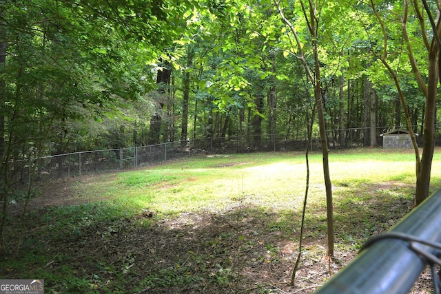 1537 David Lee St, Acworth, GA 30102 - view of yard featuring a view of trees