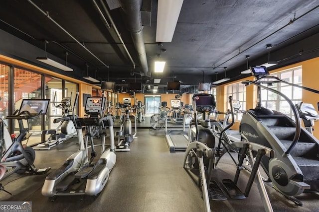 1101 Juniper St Unit 61, Atlanta, GA 30309 - view of gym