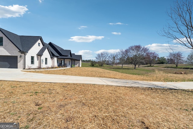 exterior space with driveway