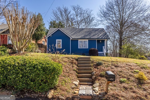 view of front of home