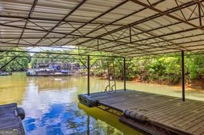 6505 Samoa Way, Flowery Branch, GA 30542 - dock with a water view