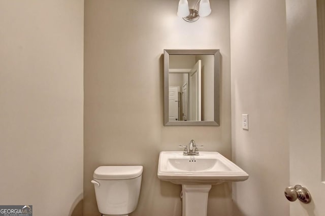 bathroom with toilet