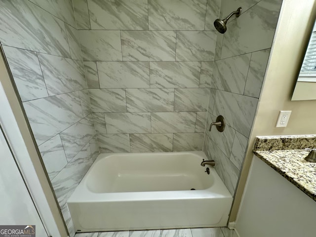 bathroom featuring shower / washtub combination