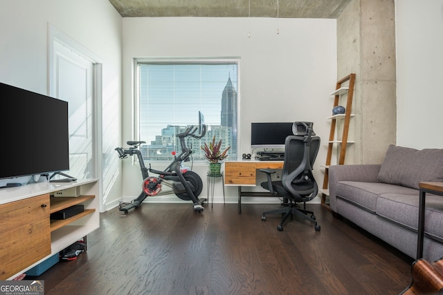 860 Peachtree St Unit 1418, Atlanta, GA 30308 - office featuring wood finished floors