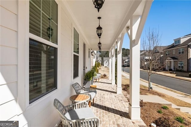 view of patio / terrace with covered porch