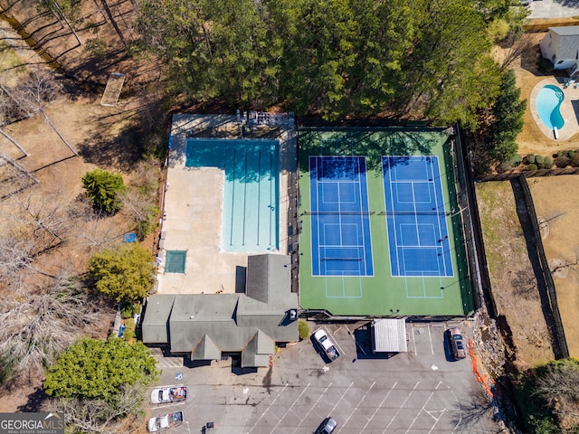 drone / aerial view