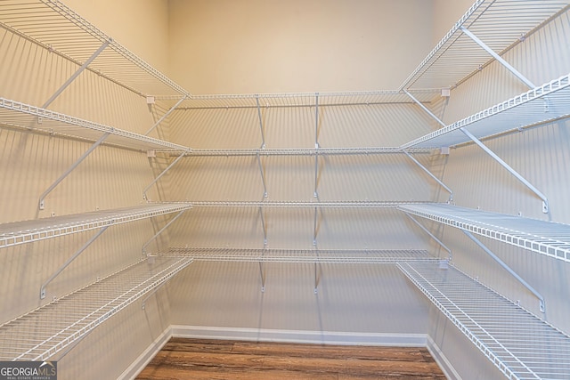 view of storage area