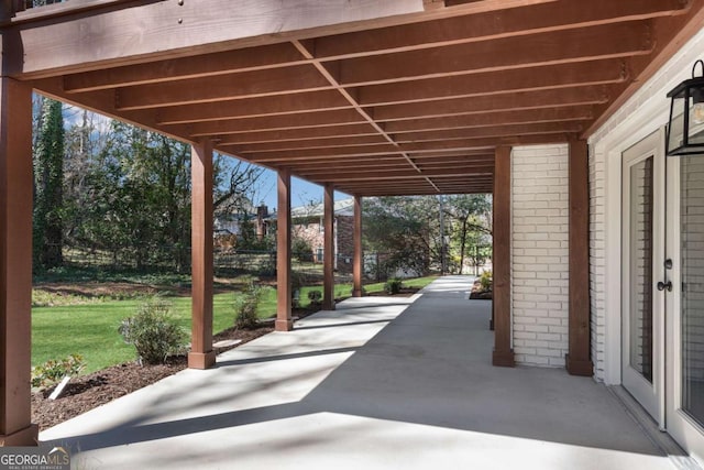 view of patio