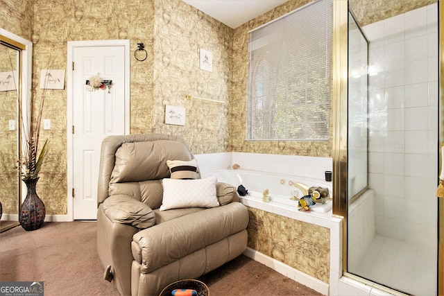 11 Tallulah Ct, Jonesboro, GA 30236 - bathroom featuring a bath and a shower stall