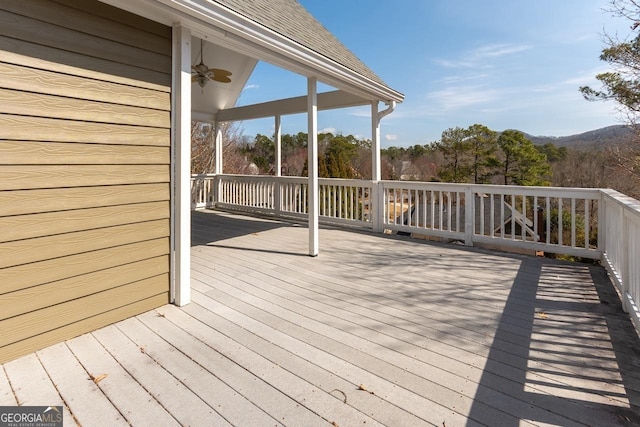 view of deck