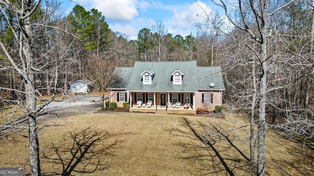 view of cape cod house