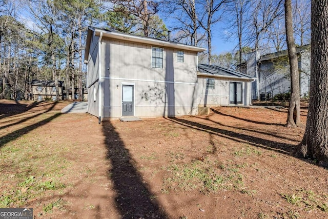 view of rear view of property