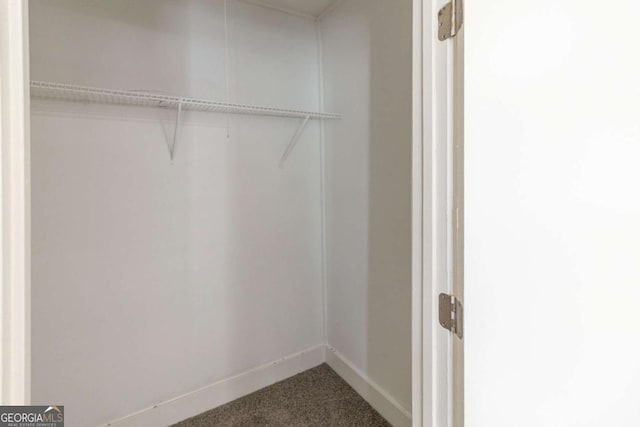 view of closet