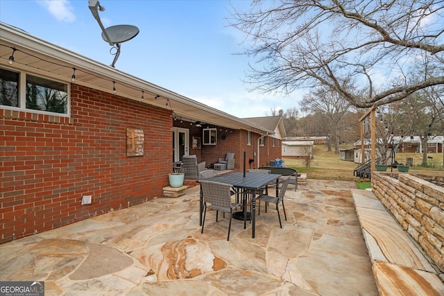 view of patio / terrace with outdoor dining space