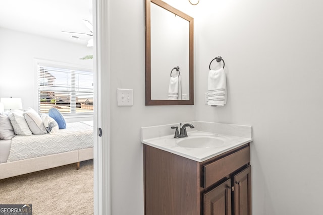 ensuite bathroom featuring vanity and ensuite bath