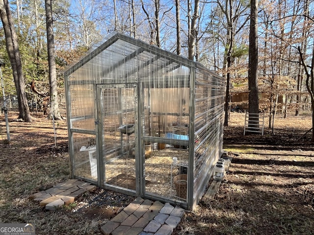 view of greenhouse