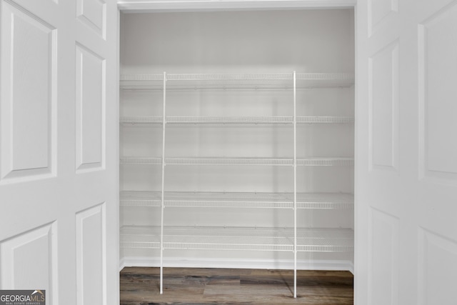 view of closet