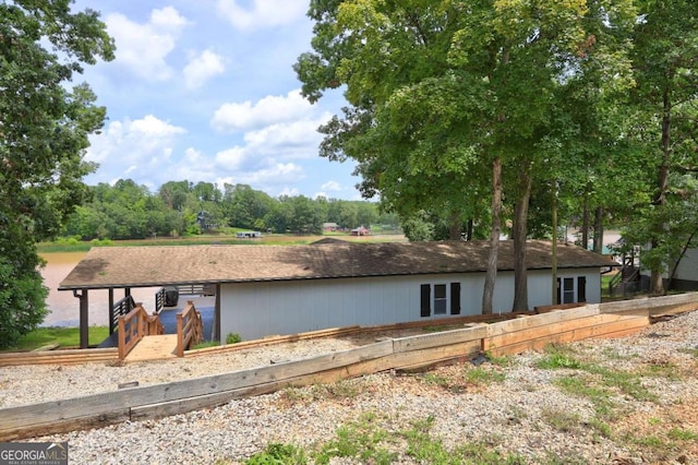 view of rear view of property