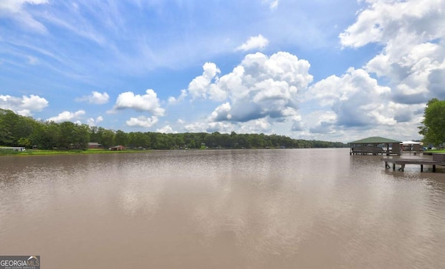 view of water feature